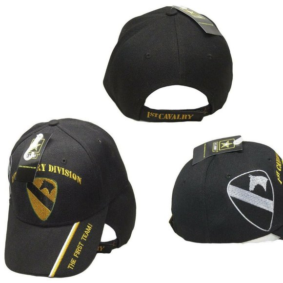 US Army Other - U.S. Army 1st Cavalry Division Hat Shadow Black Em